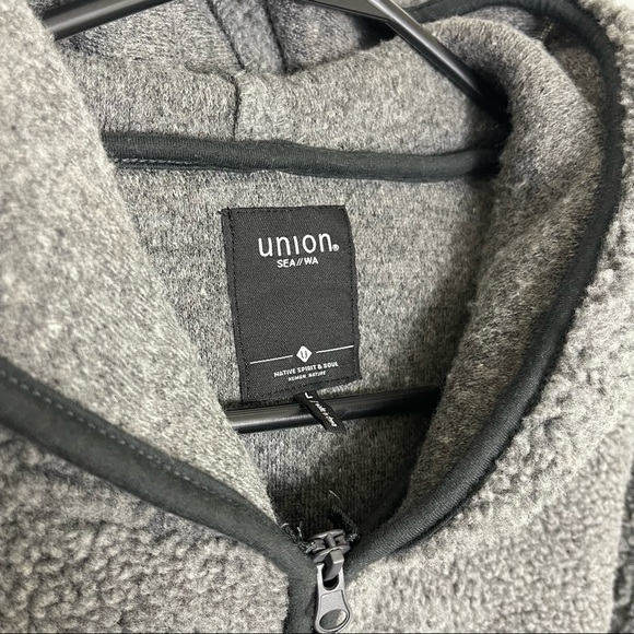 Union Denim Mens Turner Fleece Sweater Large - Picture 6 of 6